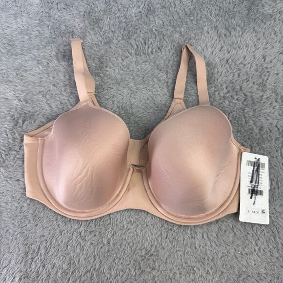 Chantelle 34DD Comfort Chic Full Coverage Underwire Bra Pink 120198 $80 MSRP - Picture 5 of 10